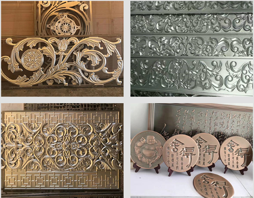 燕丰高精度铝门雕花机